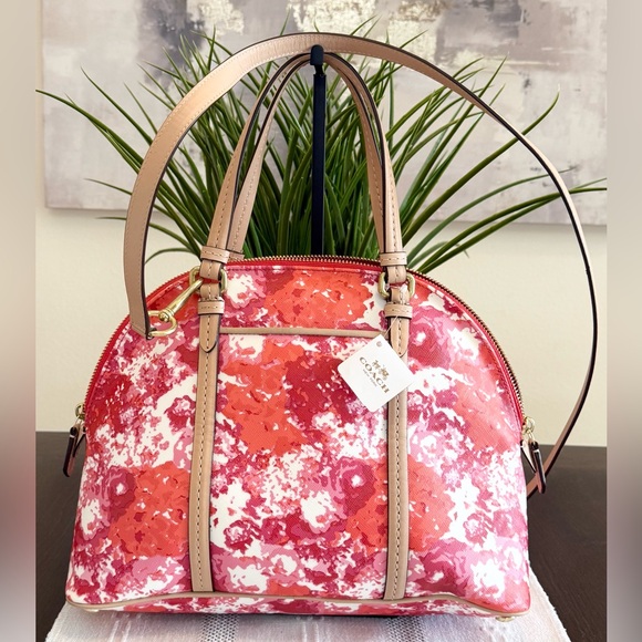 Coach Peyton Floral Dome Satchel - Picture 2 of 10